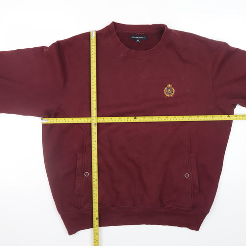 Fahrenheit Men's Red XL Pullover Crew Neck Sweatshirt