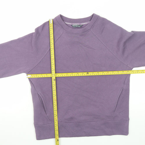 Marks and Spencer Women Purple Size 8 Pullover Sweatshirt