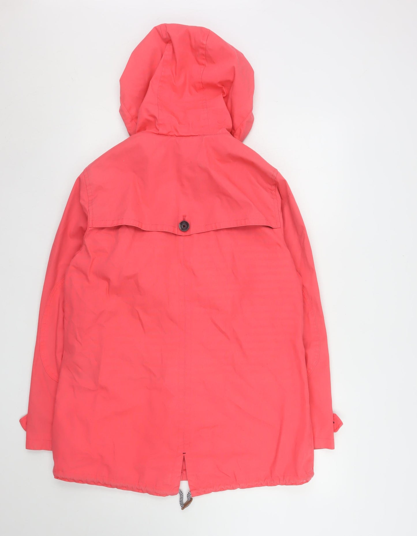 Marks and Spencer Womens Pink Hooded Parka Jacket Size 14