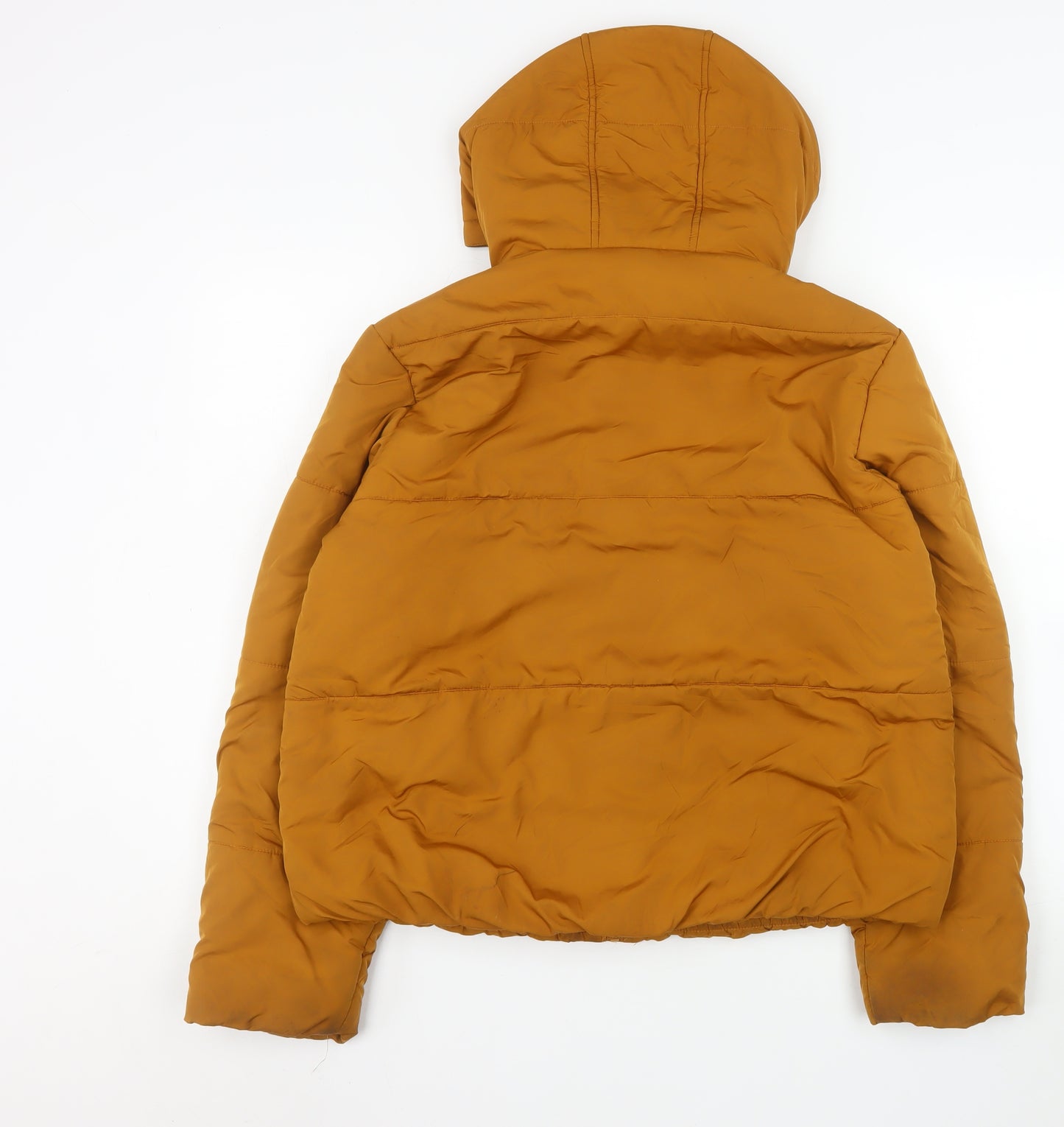 Marks and Spencer Women's Brown Hooded Puffer Jacket Size 12