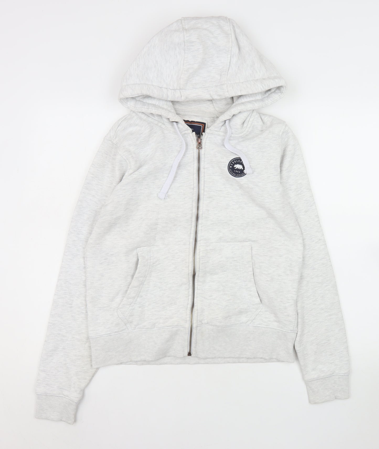 SoulCal & Co Women's Grey Zip Hoodie Jacket Size 12 Regular