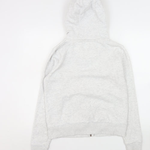 SoulCal & Co Women's Grey Zip Hoodie Jacket Size 12 Regular