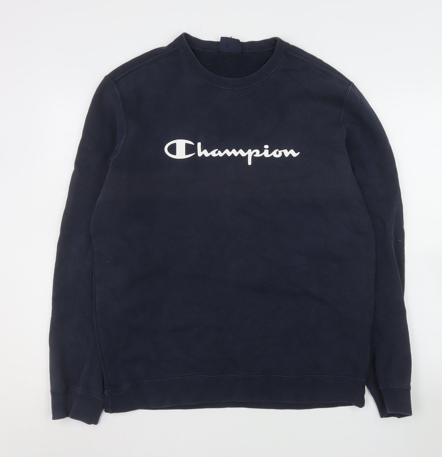 Champion Men’s Navy Blue XL Pullover Sweatshirt Crew Neck Fleece