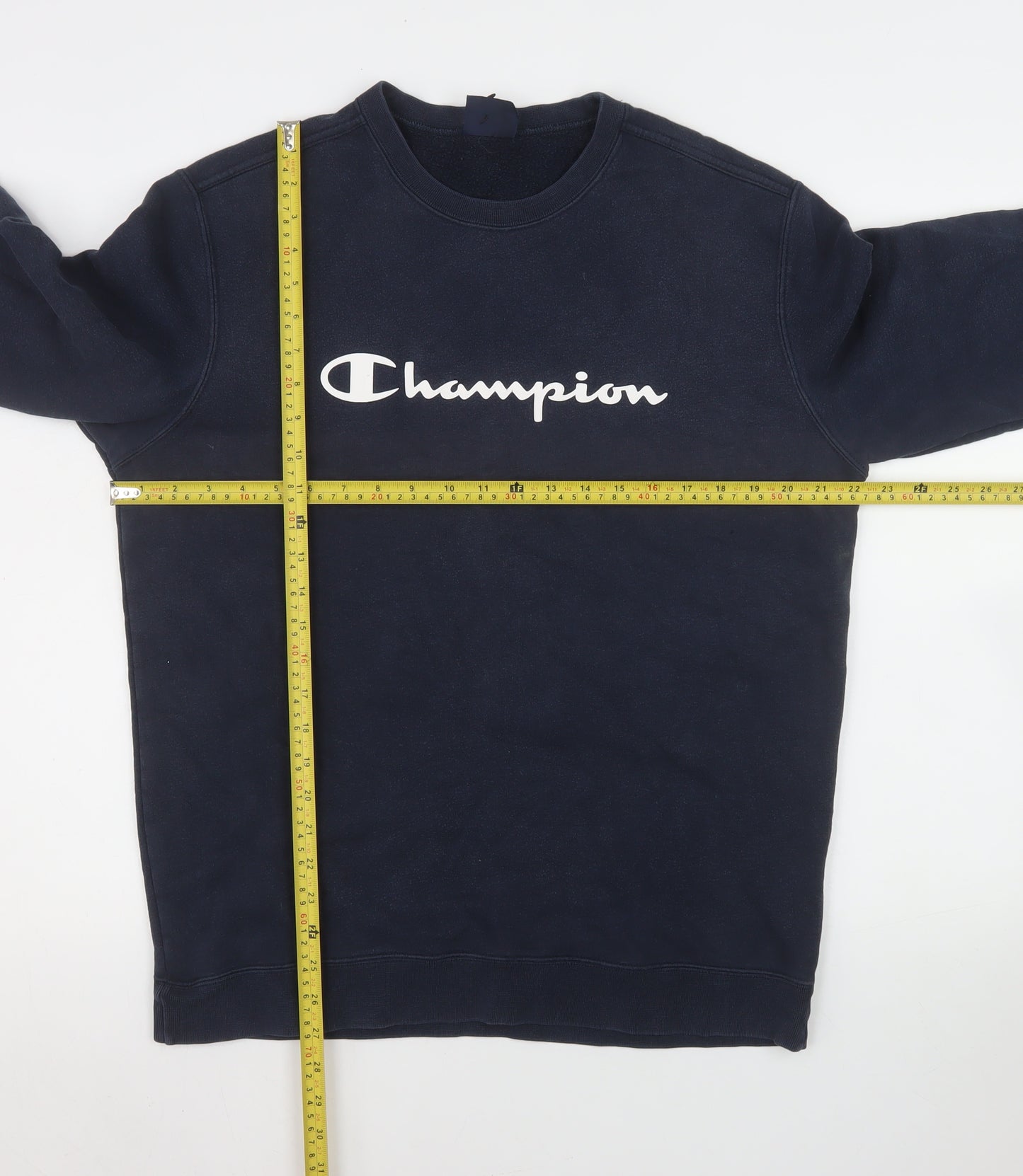 Champion Men’s Navy Blue XL Pullover Sweatshirt Crew Neck Fleece
