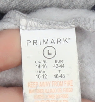 Primark Women’s Grey & Navy Ravenclaw Hoodie Size L 14-16 Pullover