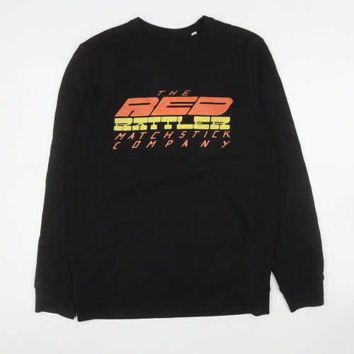 Stanley/Stella Men's Black M Pullover Graphic Print Sweatshirt
