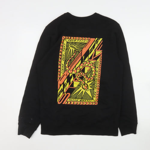 Stanley/Stella Men's Black M Pullover Graphic Print Sweatshirt