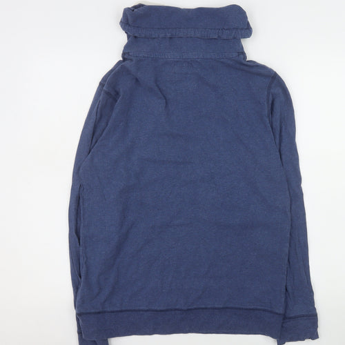Esprit Men's Blue XL Pullover High Neck Hoodie