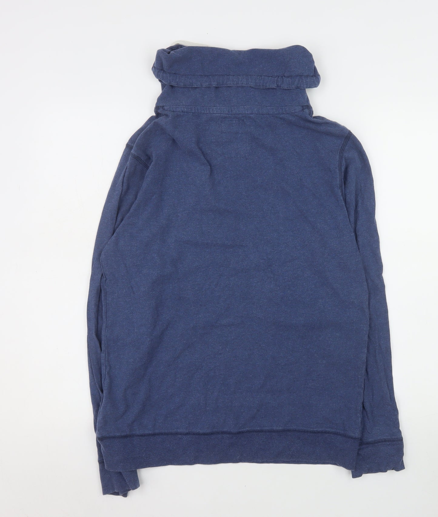 Esprit Men's Blue XL Pullover High Neck Hoodie