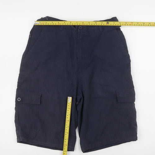 ProClimate Men's Navy Cargo Shorts 30R Casual Outdoor Cotton Blend