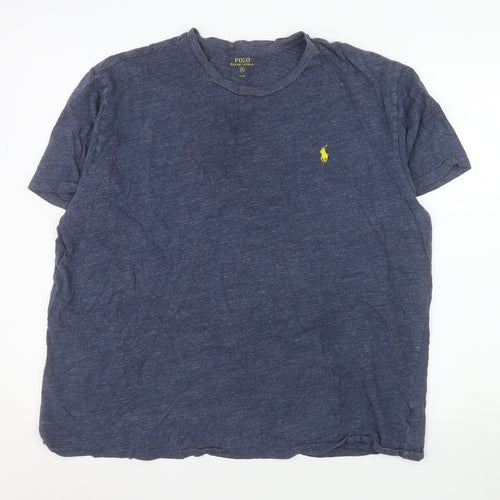 Ralph Lauren Men's Blue XL Crew Neck Cotton T-Shirt
