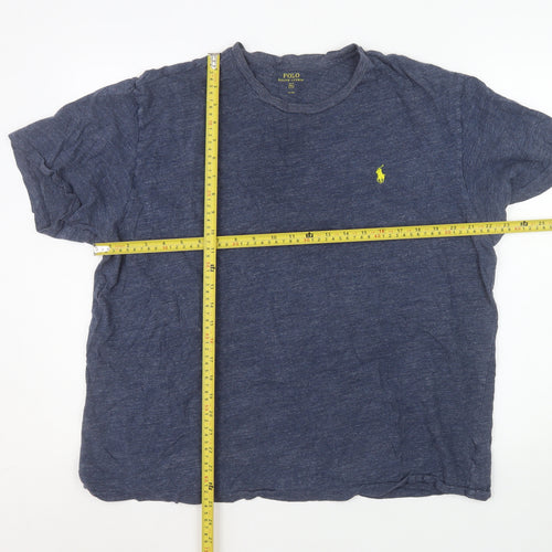 Ralph Lauren Men's Blue XL Crew Neck Cotton T-Shirt