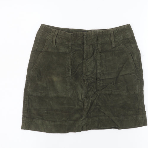 BDG Urban Outfitters Womens Green Corduroy A-Line Mini Skirt XS