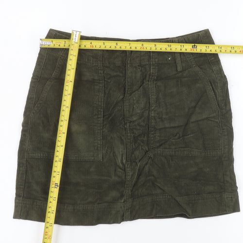 BDG Urban Outfitters Womens Green Corduroy A-Line Mini Skirt XS