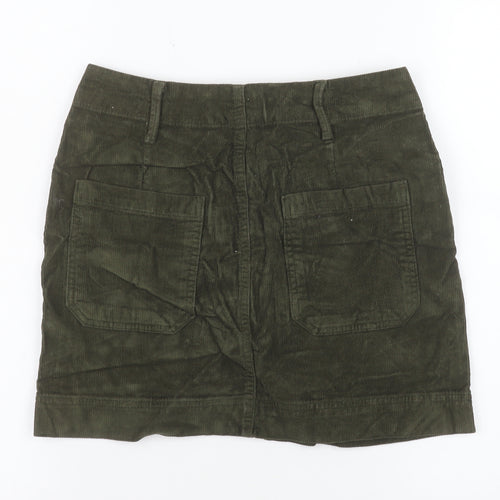 BDG Urban Outfitters Womens Green Corduroy A-Line Mini Skirt XS