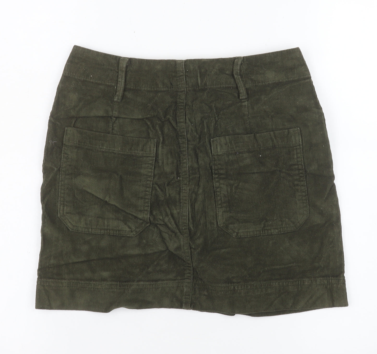 BDG Urban Outfitters Womens Green Corduroy A-Line Mini Skirt XS