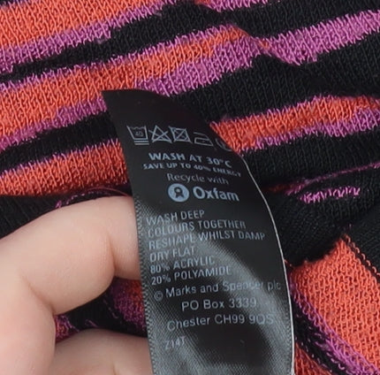 Marks and Spencer Women’s Multicoloured Knit Cropped Blouse M