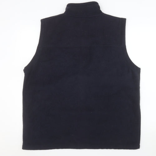 EWM Pure Classics Men's Blue Fleece Bodywarmer Waistcoat Size L
