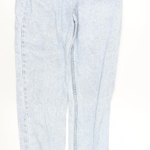 Primark Women Blue Size 10 Mom High-Waist Acid Wash Jeans