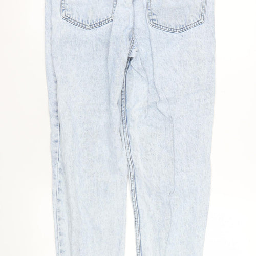 Primark Women Blue Size 10 Mom High-Waist Acid Wash Jeans