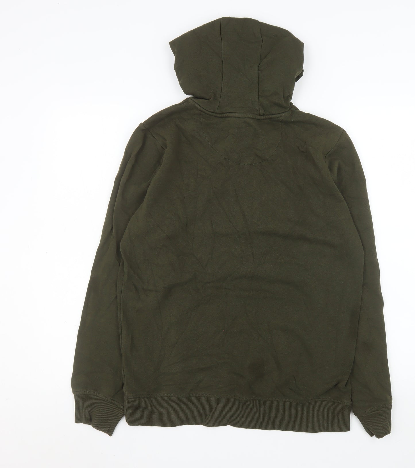 Brave Soul Men’s Green Pullover Hoodie Size M Regular Fit