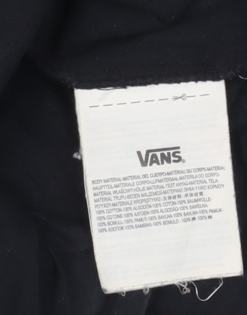 Vans Men's Black Small Classic Logo Graphic T-Shirt