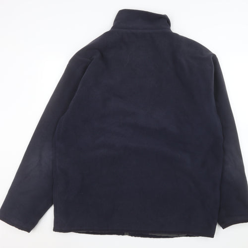 Melka Men’s Blue 2XL Fleece Full Zip Outdoor Jacket