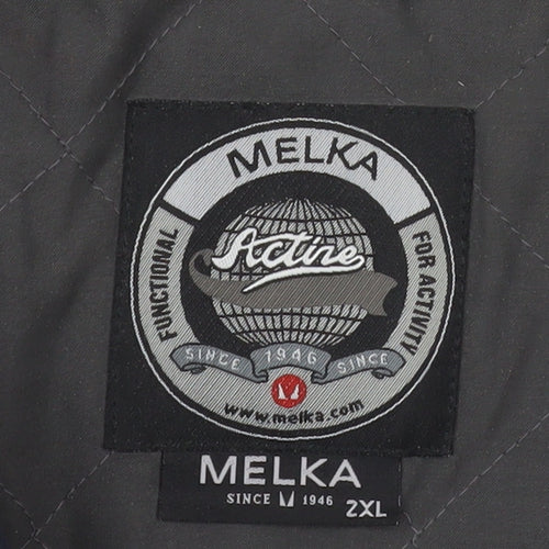 Melka Men’s Blue 2XL Fleece Full Zip Outdoor Jacket