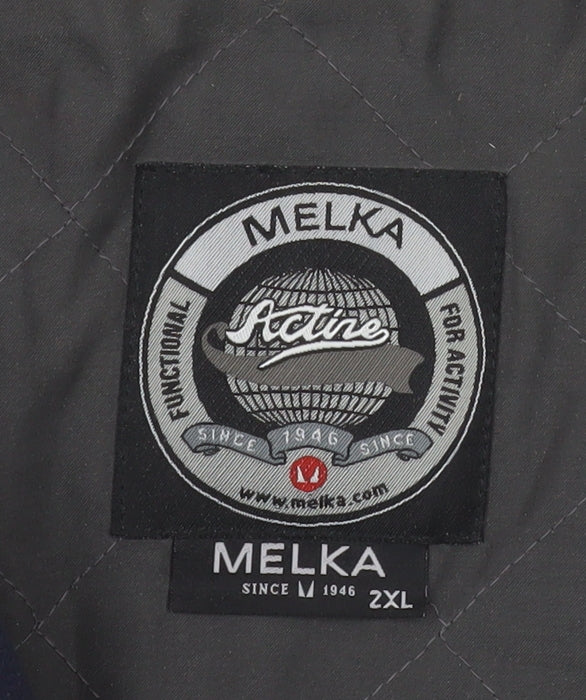 Melka Men’s Blue 2XL Fleece Full Zip Outdoor Jacket