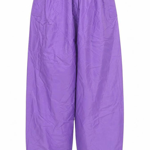Champion Women Purple Waterproof Rain Trousers M Nylon Retro Sportswear