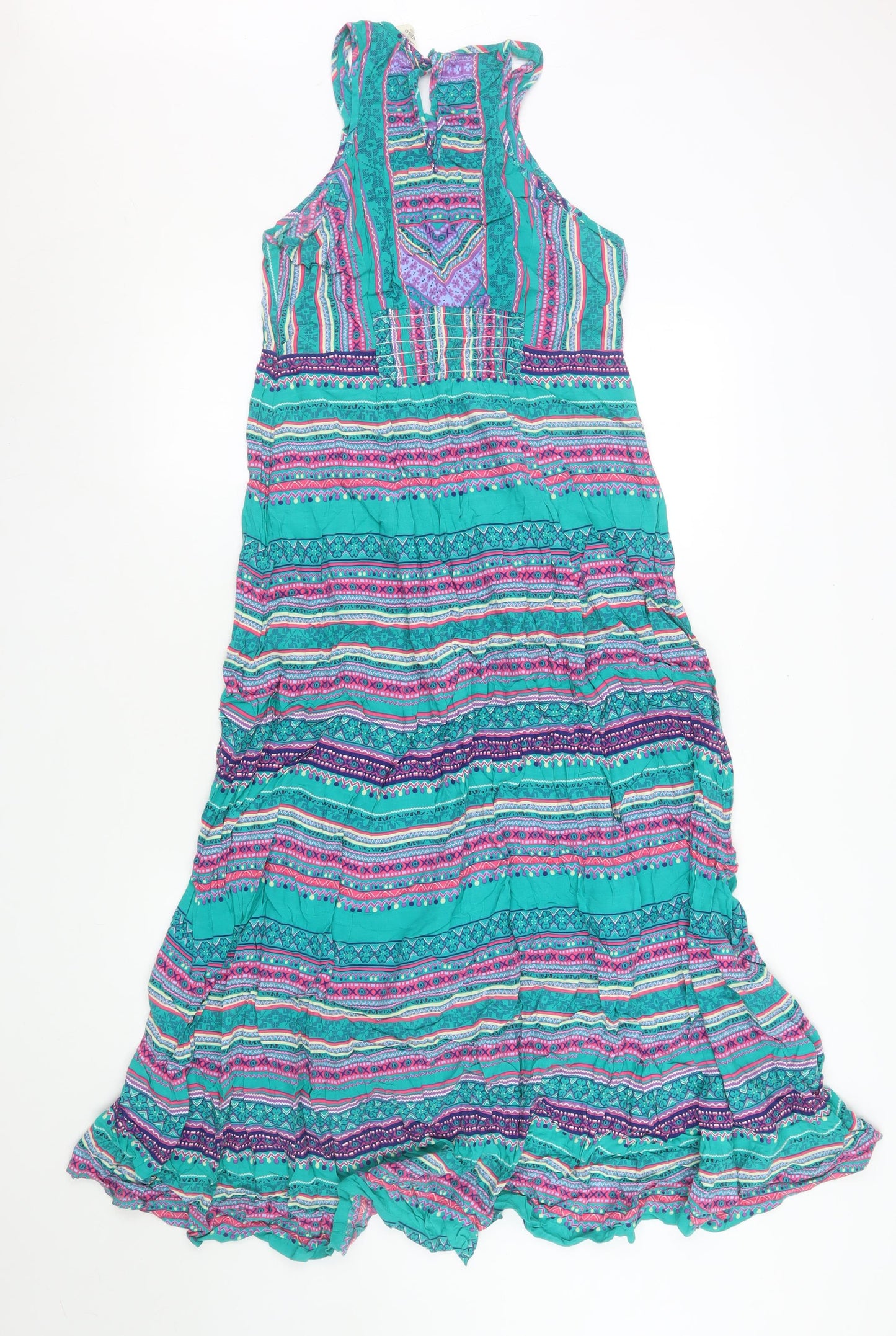 Marks and Spencer Women’s Multicoloured Size 10 Bohemian Maxi Dress