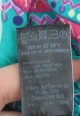 Marks and Spencer Women’s Multicoloured Size 10 Bohemian Maxi Dress