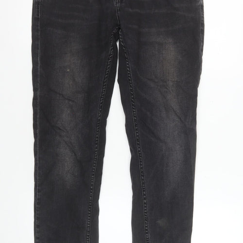 Duck and Cover Men’s Black Slim Fit Straight Jeans 32R