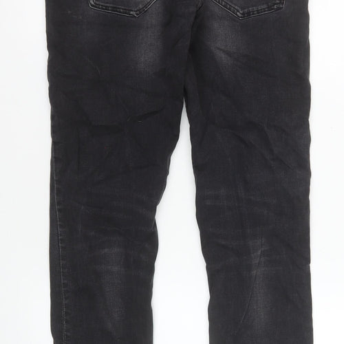Duck and Cover Men’s Black Slim Fit Straight Jeans 32R