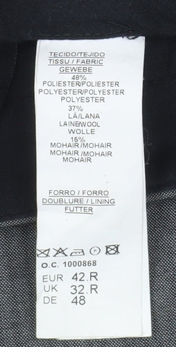 Torre Cerimonia Men's Grey Wool Blend Dress Pants 32R Formal Trousers
