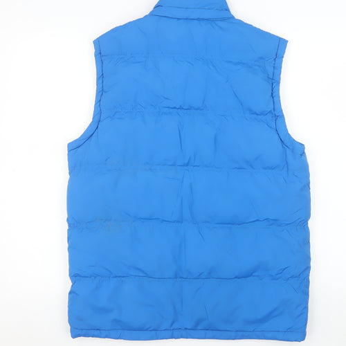 McKenzie Men's Blue Puffer Waistcoat Size S Regular Fit Polyester