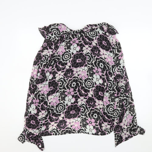 Covington Women’s Multicoloured Floral Chiffon Blouse 18 Plus Tunic Style