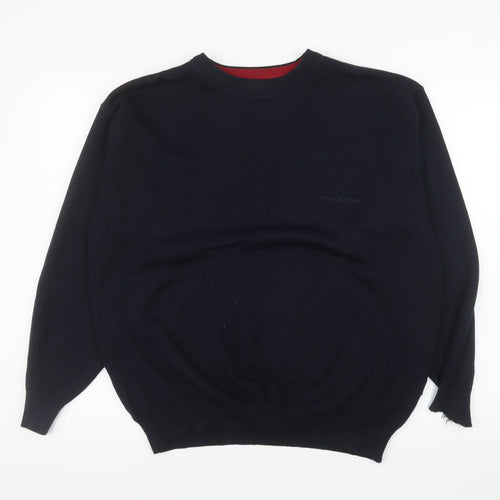 State of Art Men's Black XL Crew Neck Pullover Sweatshirt