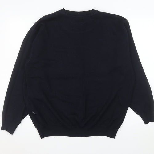 State of Art Men's Black XL Crew Neck Pullover Sweatshirt