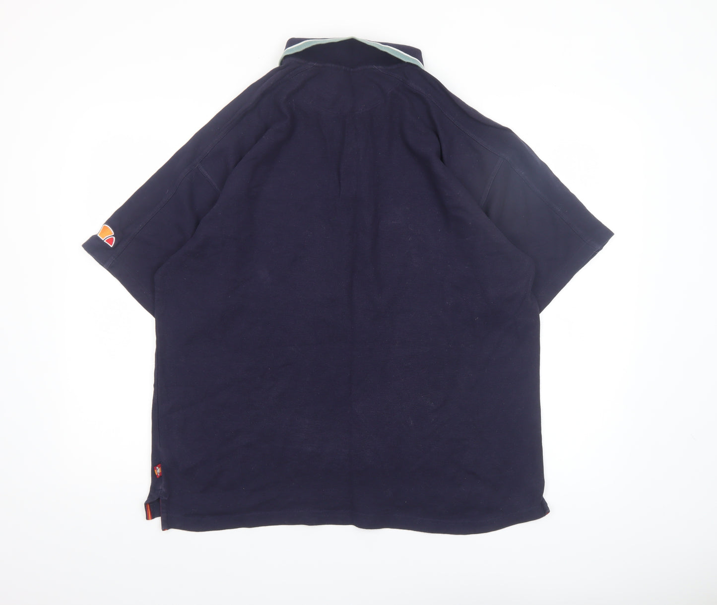 Ellesse Men's Blue XL Vintage Polo Shirt Embroidered Sportswear