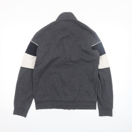 Champion Boys Grey Track Jacket XL 14 Years Full Zip Logo Sportswear