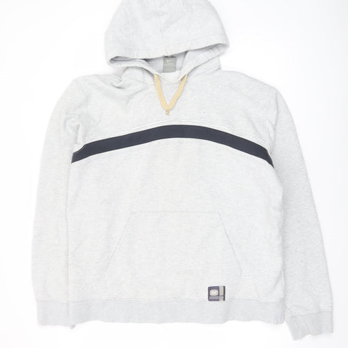 Nike Men's Grey XL Pullover Hoodie Fleece Sportswear
