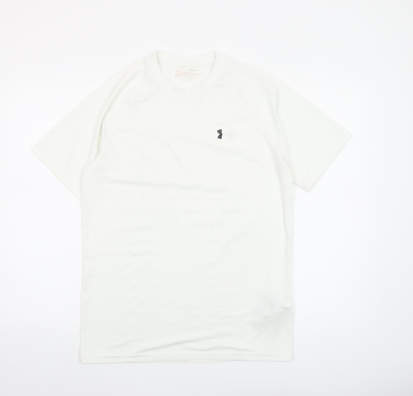 Under Armour Men's White Athletic T-Shirt Size S Moisture Wicking