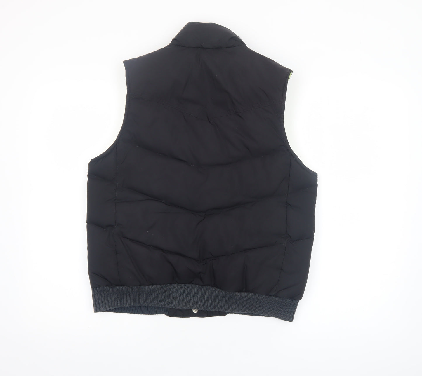 GAP Womens Black Puffer Waistcoat M Down Filled Winter Vest