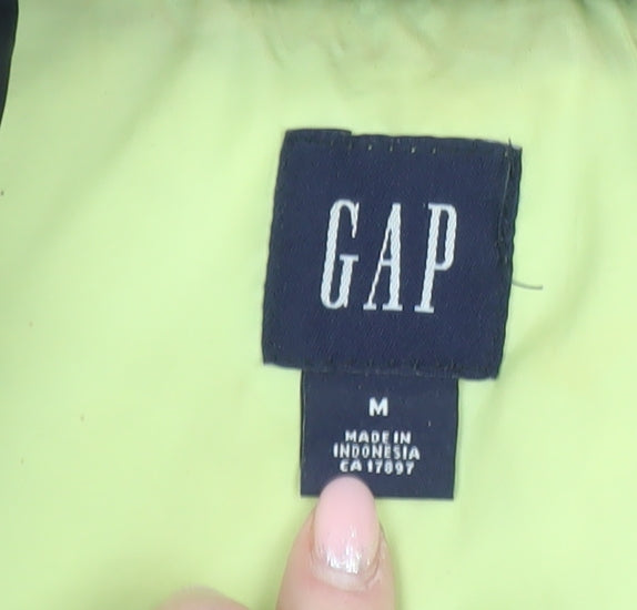 GAP Womens Black Puffer Waistcoat M Down Filled Winter Vest