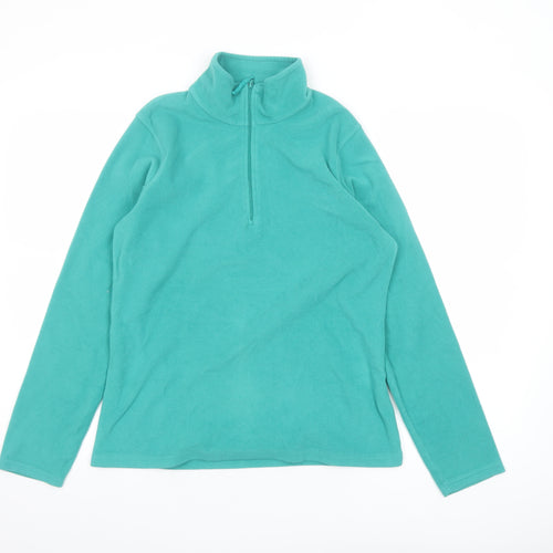 Mountain Warehouse Women’s Green Fleece Pullover Sweatshirt Size M