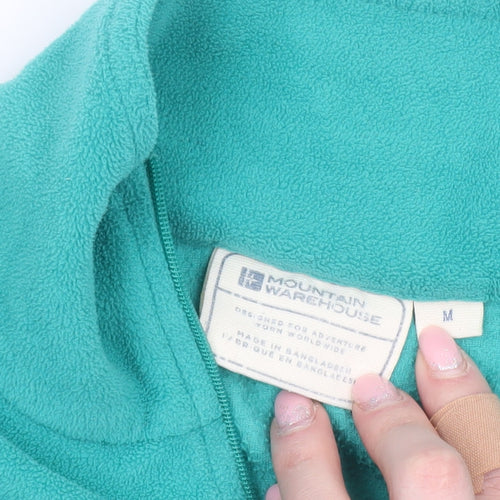 Mountain Warehouse Women’s Green Fleece Pullover Sweatshirt Size M