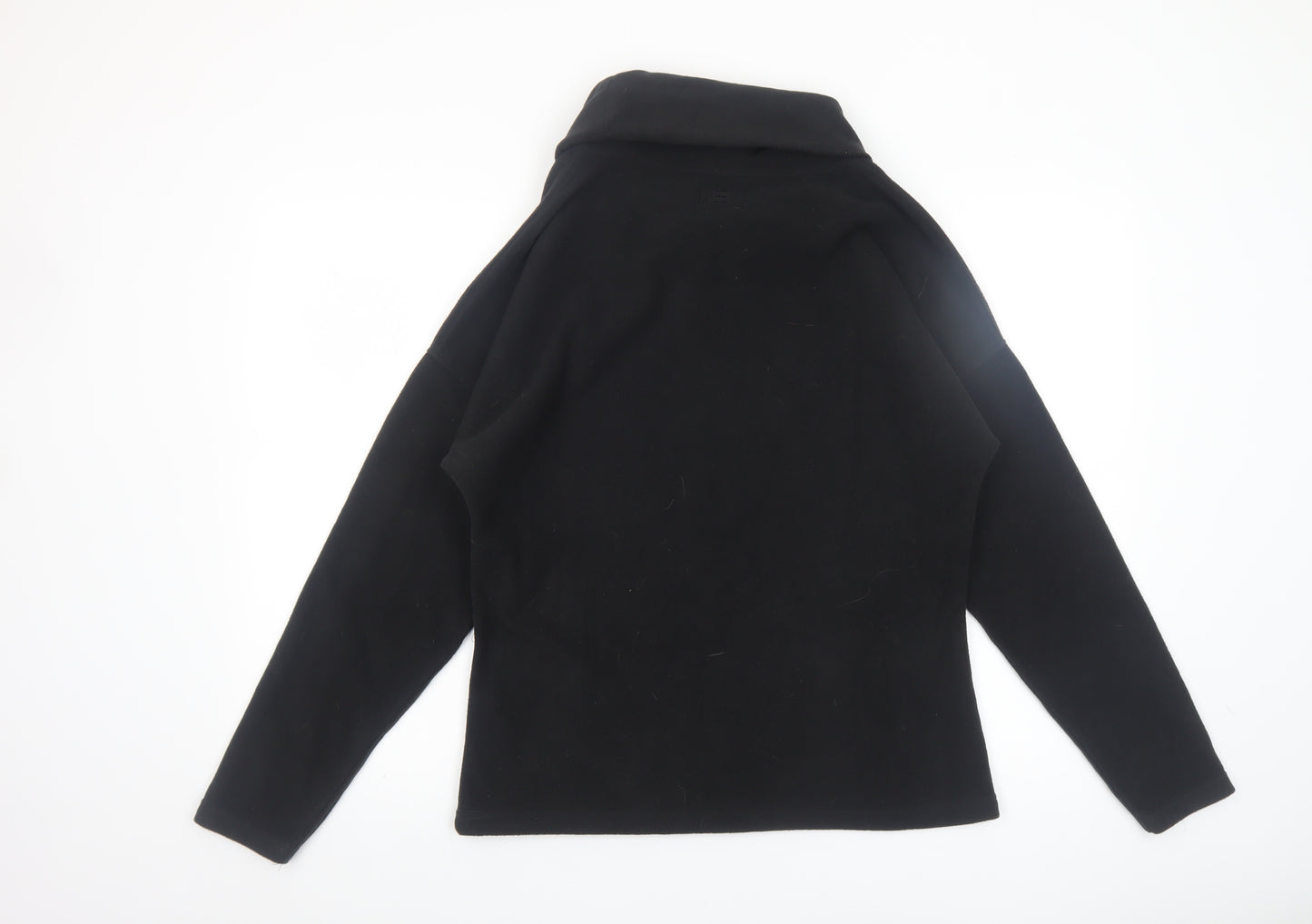 Mountain Warehouse Women Black Fleece Pullover Sweatshirt UK 12
