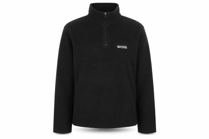 Front view of Regatta Great Outdoors Black Fleece Pullover Sweatshirt Women’s Small