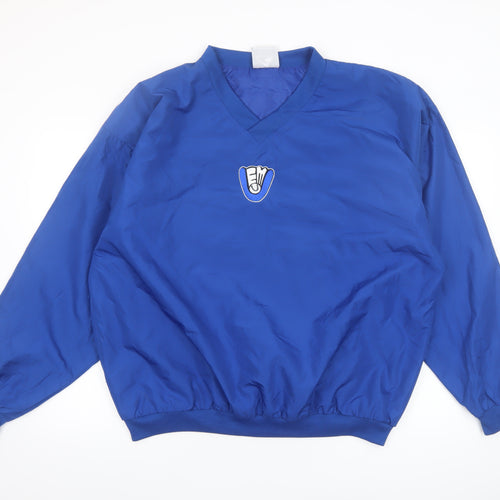 Augusta Sportswear Men’s Blue XL Pullover V-Neck Lightweight Sweatshirt